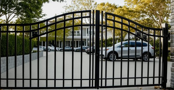 Portail à battants en aluminium : design, résistance et automatisation