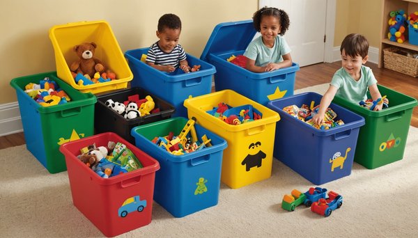 Des idées ingénieuses de bacs pour ranger vos jouets
